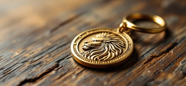 Porte-clés personnalisé signe astrologique lion : l’accessoire idéal pour les natifs du zodiaque